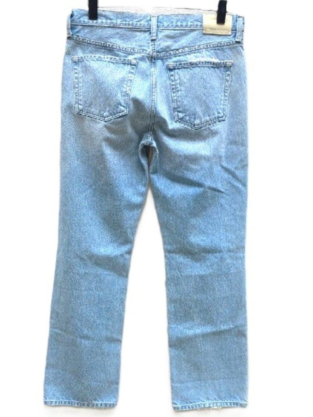 NEW $258 CITIZENS OF HUMANITY NEVE DISTRESSED JEANS IN MEDIUM BLUE SIZE 27 - Picture 2 of 11